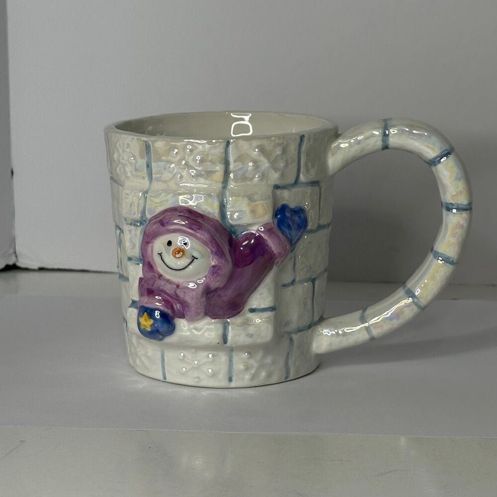 Novelty Snowman Ceramic Coffee Mug
